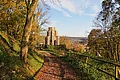 Ausblick auf das Kriegerdenkmal an der Oberen Veste