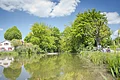 Karlsgraben mit Bäume im Hintergrnd